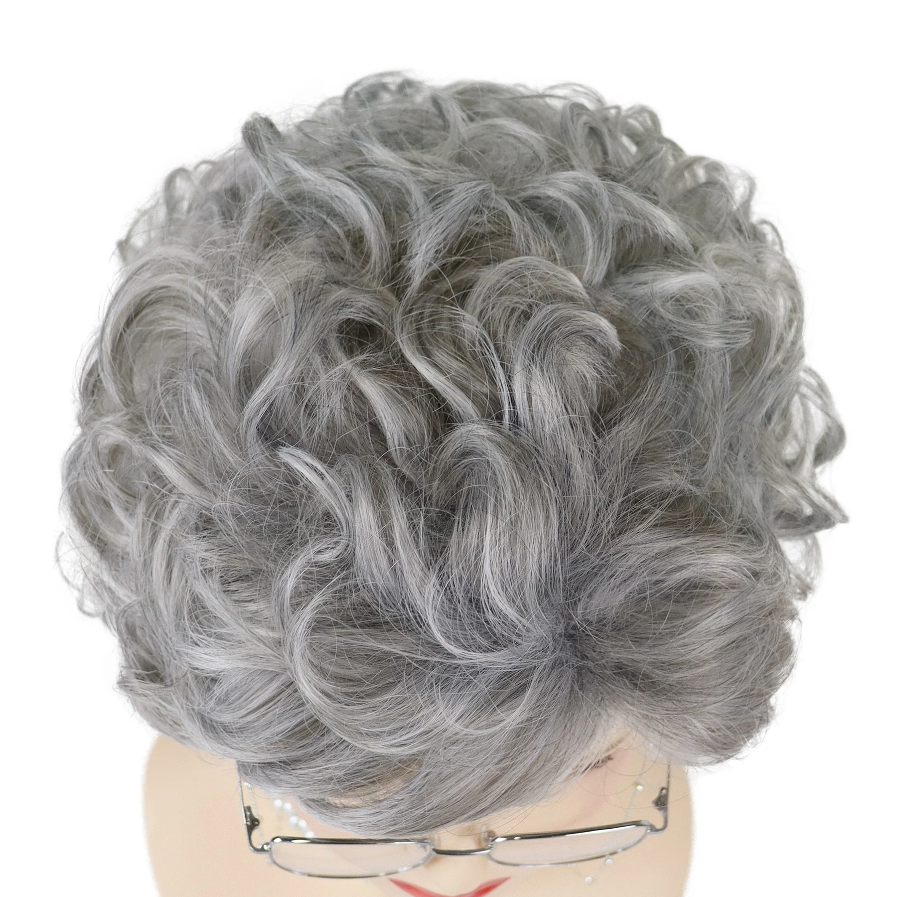 old lady  wig