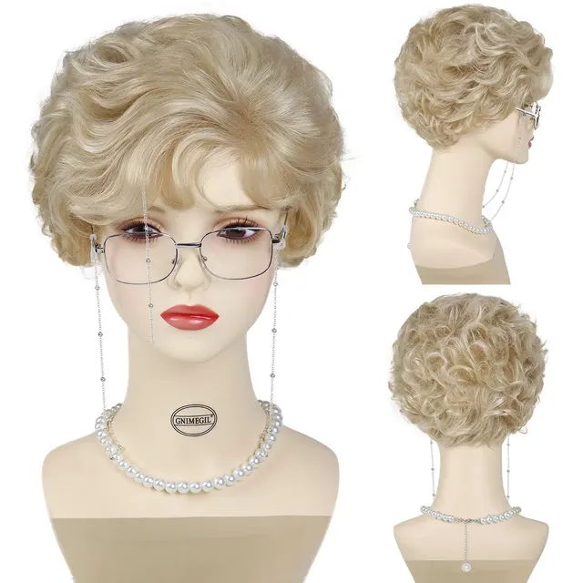 old lady  wig