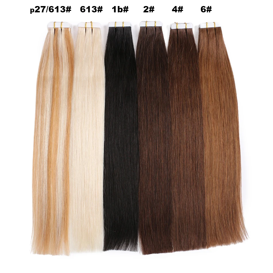 human hair tape in extensions