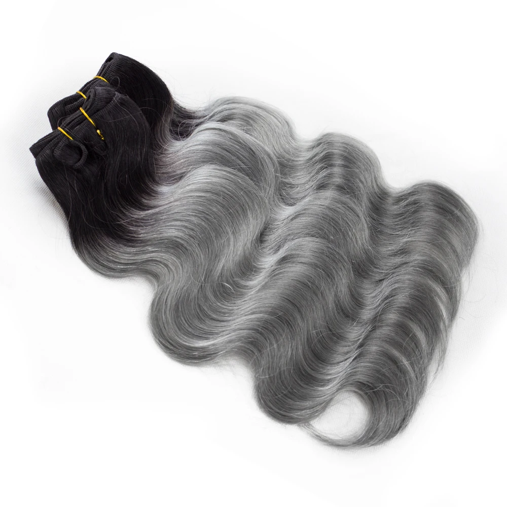 grey hair extensions