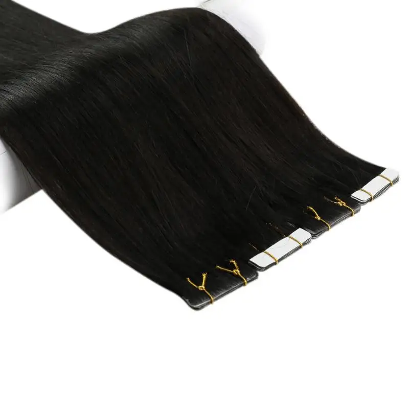 wavy tape in hair extensions