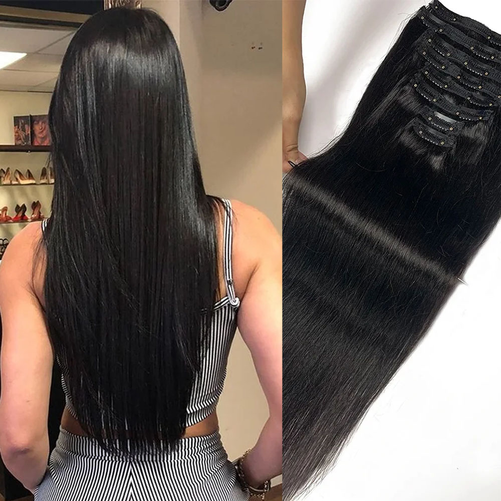 how to apply clip in hair extensions