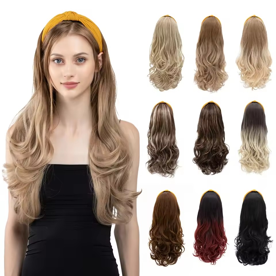 synthetic half wigs